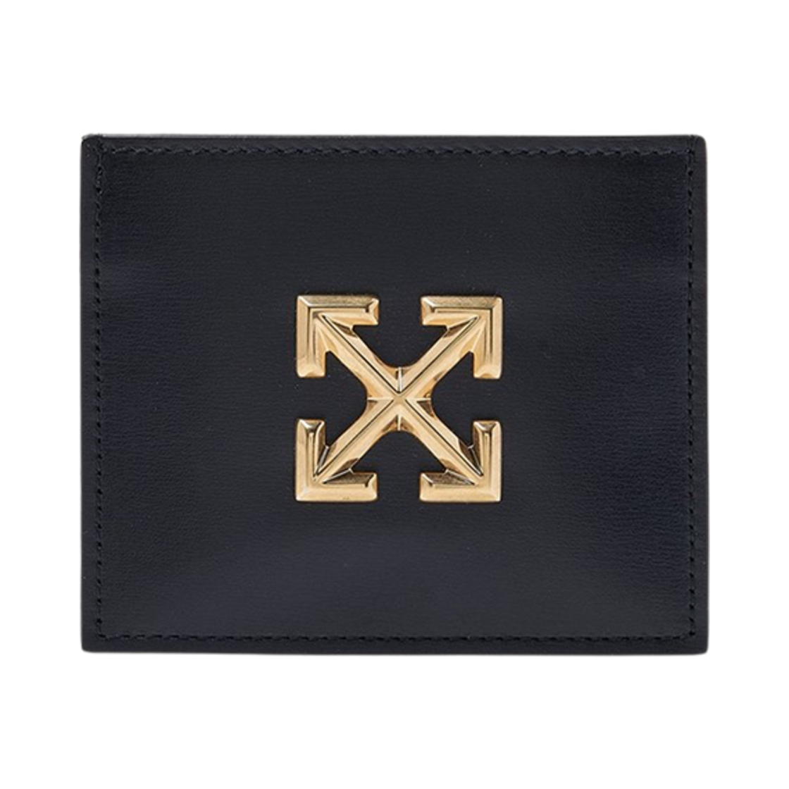 오프화이트 지트니 레더 카드 홀더 블랙(Off-White Jitney Leather Card Holder Black)