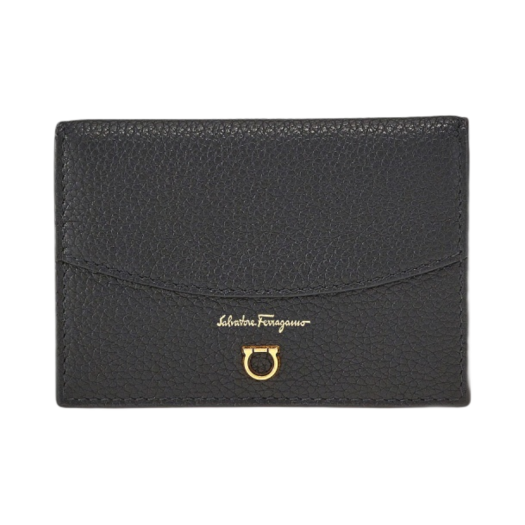 Ferragamo Credit Card Holder Black