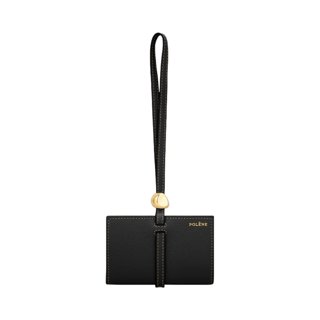 BWA0054MGRBK701 Polene Kaye Card Holder Black