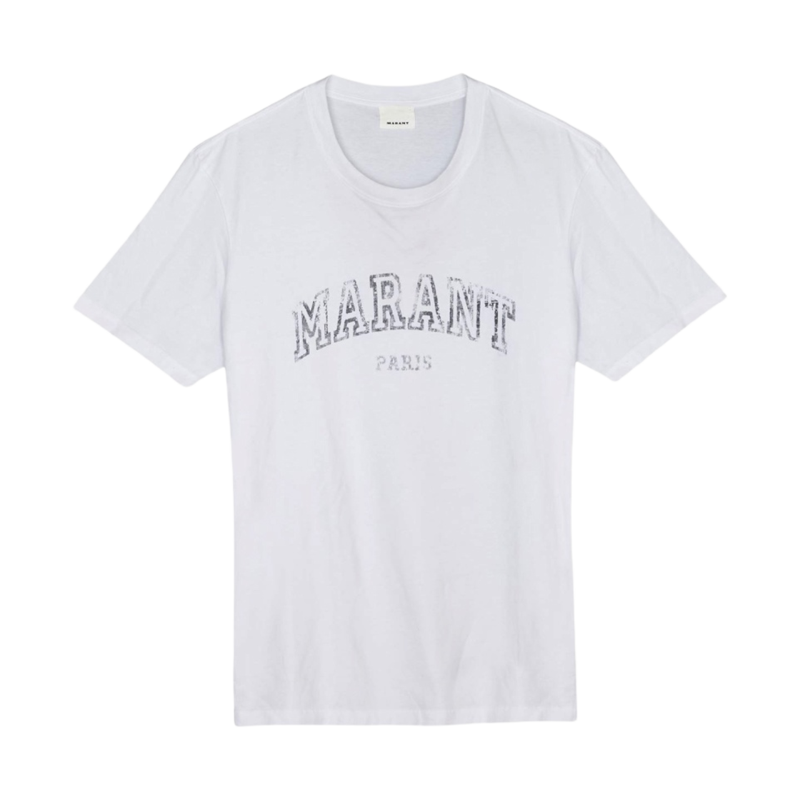 (W) 이자벨 마랑 오너 마랑 코튼 티셔츠 화이트 - 23SS((W) Isabel Marant Honore Marant Cotton T-Shirt White - 23SS) - 1