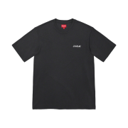 Supreme Washed Script S/S Top Black - 23SS