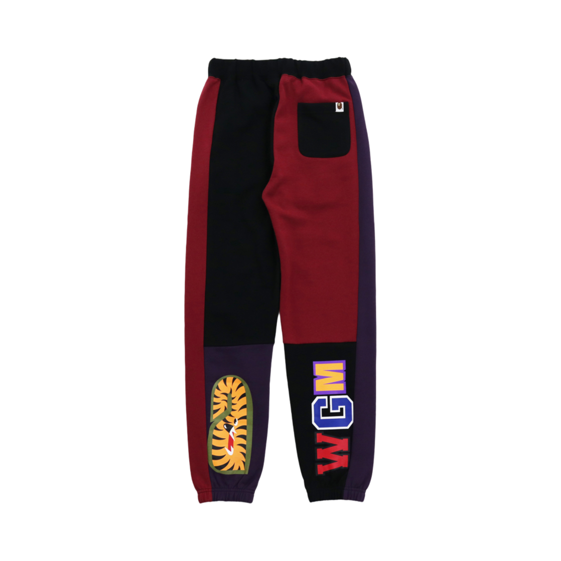 (W) 베이프 크레이지 샤크 스웨트팬츠 블랙((W) BAPE Crazy Shark Sweatpants Black) - 2