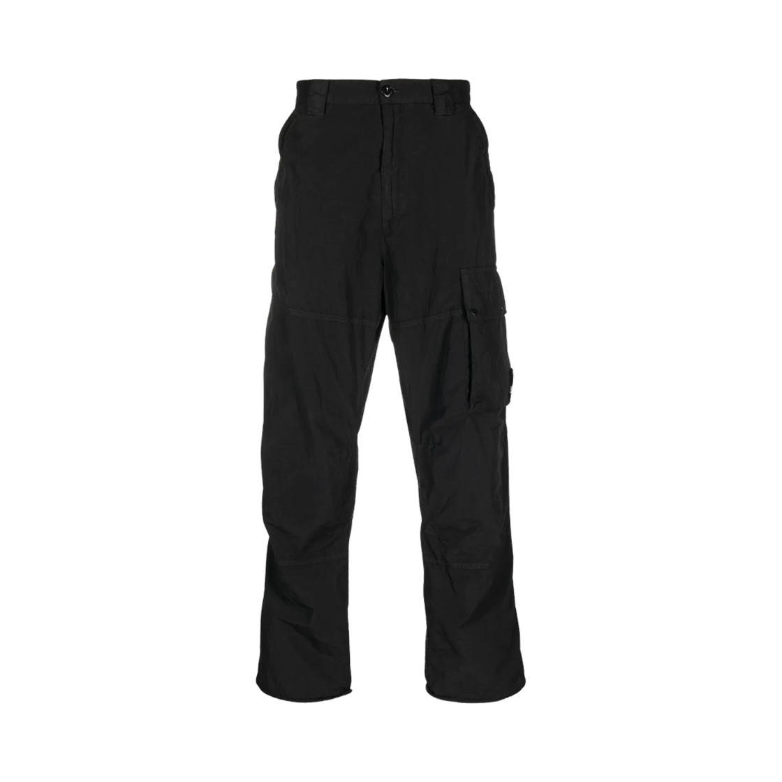 C.P. 컴퍼니 플랫 나일론 루즈 카고 팬츠 블랙 - 23FW(C.P. Company Flatt Nylon Loose Cargo Pants Black - 23FW)