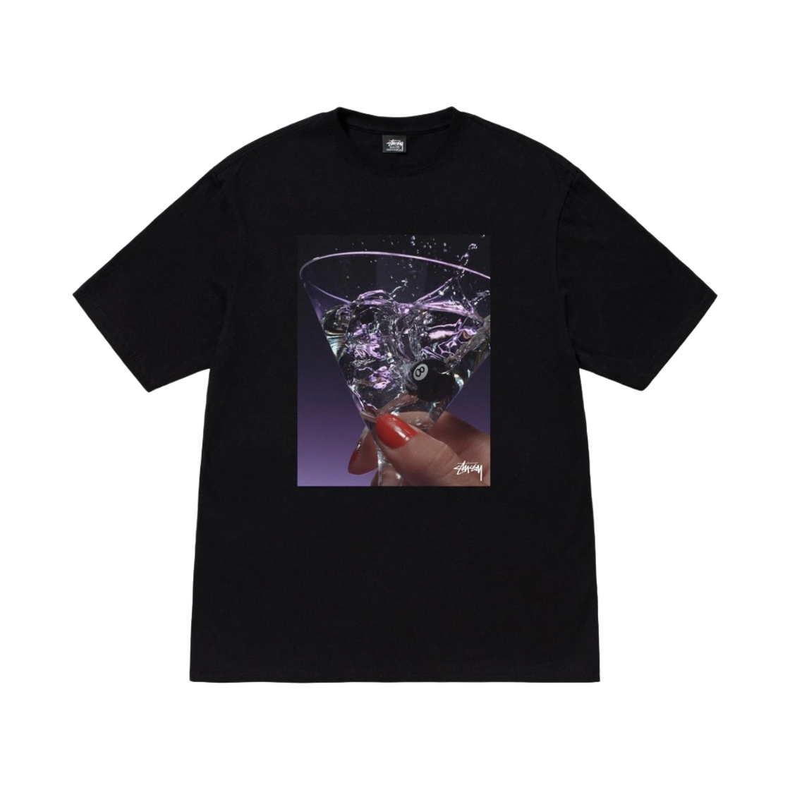 스투시 마티니 티셔츠 블랙(Stussy Martini T-Shirt Black) - 1