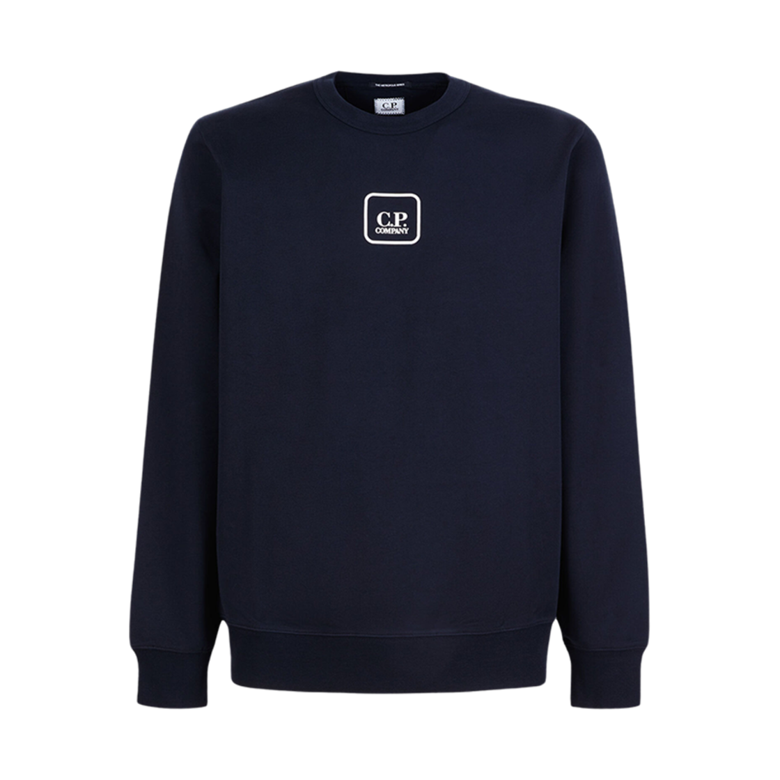 15CLSS050A006452W888 C.P. Company Metropolis Series Stretch Fleece Printed Sweatshirt Total Eclipse Blue - 23FW