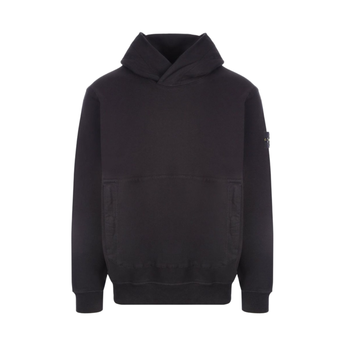 스톤 아일랜드 61820 코튼 플리스 후드 스웨트셔츠 블랙 - 22FW(Stone Island 61820 Cotton Fleece Hooded Sweatshirt Black - 22FW) - 1