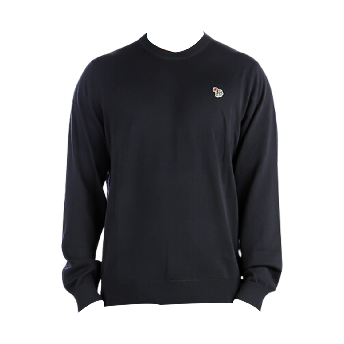 폴 스미스 오가닉 코튼 지브라 로고 스웨터 다크 네이비(Paul Smith Organic Cotton Zebra Logo Sweater Dark Navy)