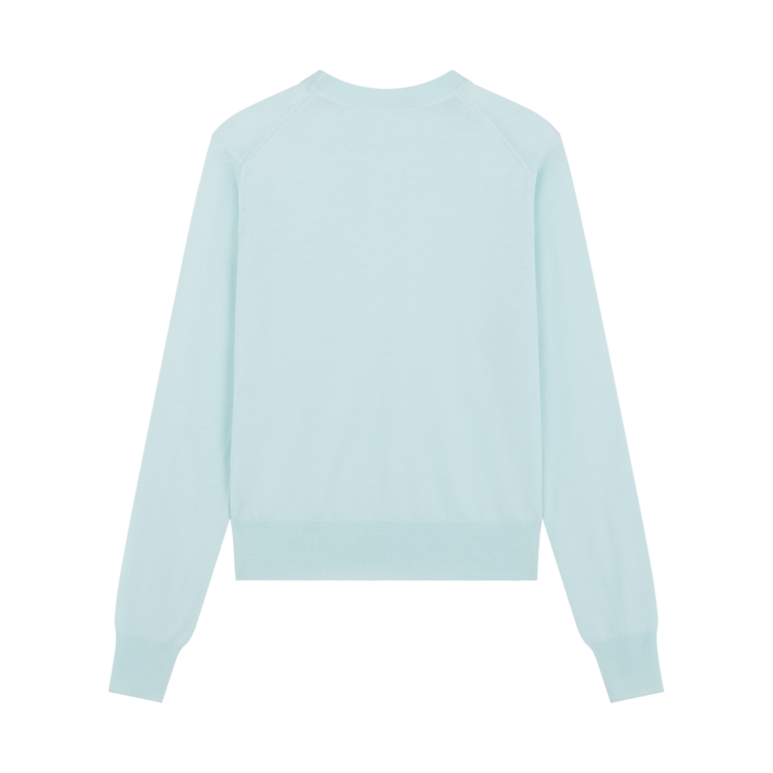 (W) 메종 키츠네 베이비 폭스 패치 레귤러 점퍼 페퍼민트((W) Maison Kitsune Baby Fox Patch Regular Jumper Peppermint) - 2