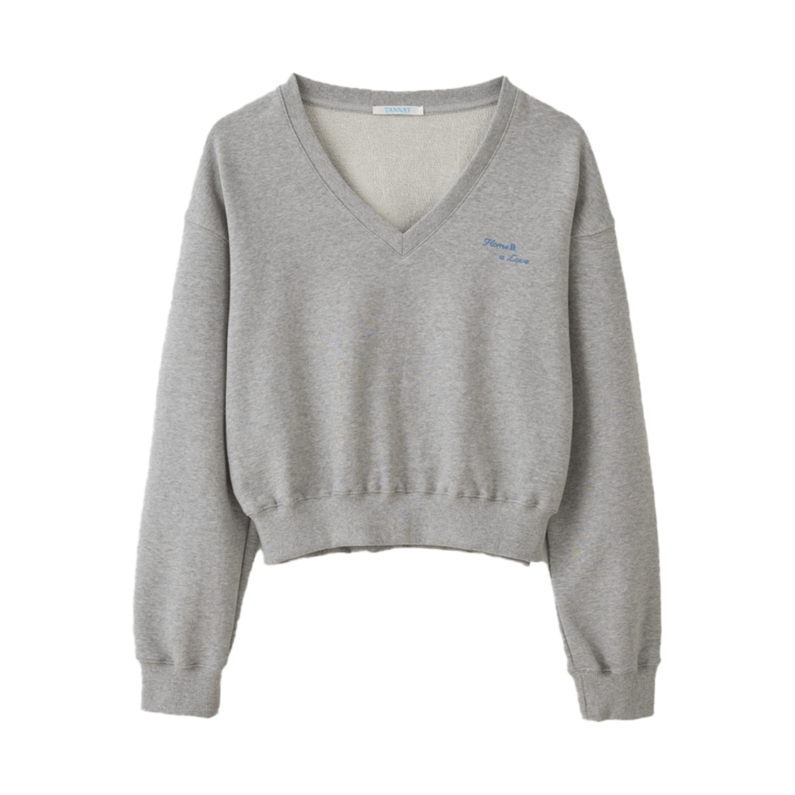 P0000BZP Tannat T/T Home A Love Sweatshirt Gray