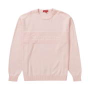 Supreme Tonal Paneled Sweater Pink - 22SS
