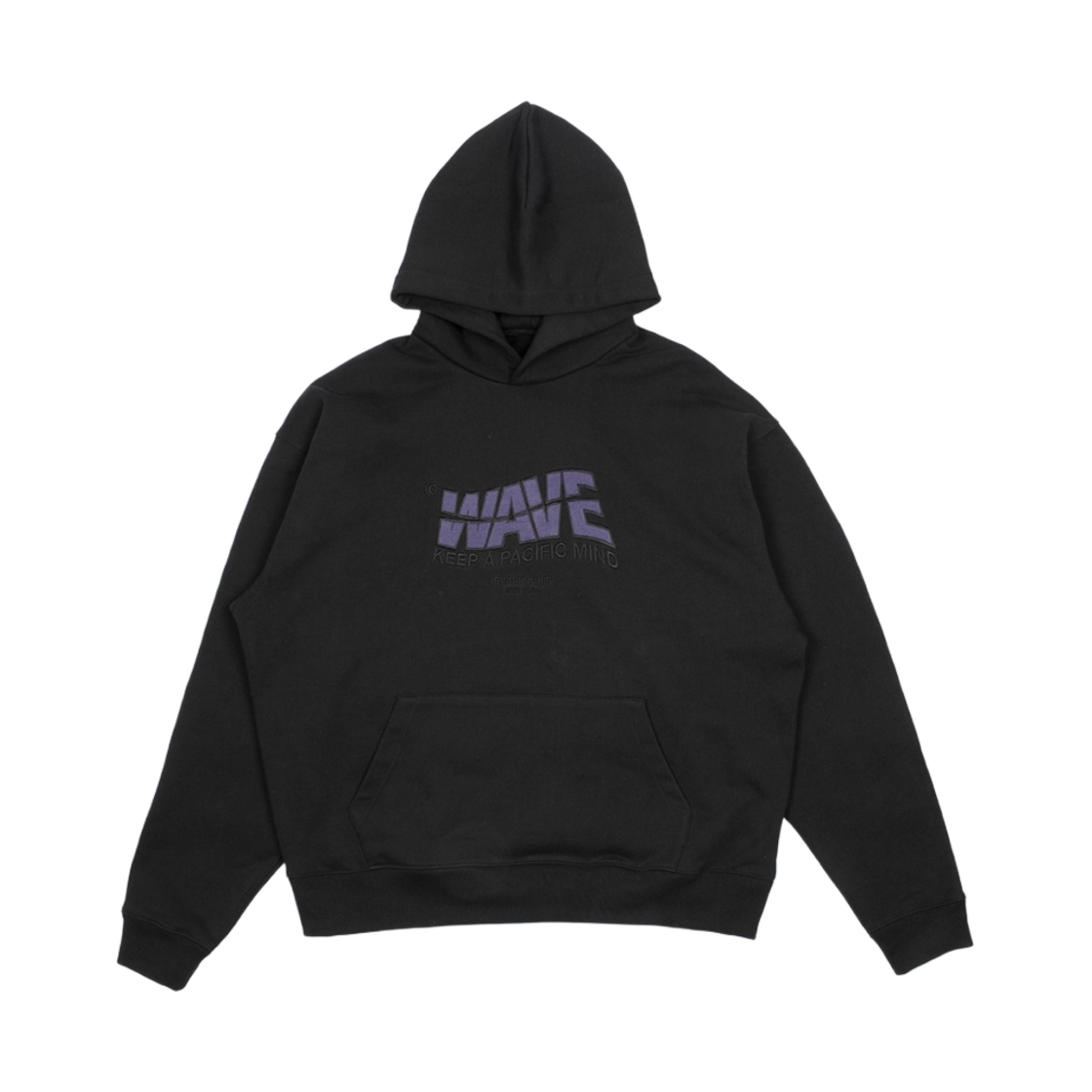 - Farfromwhat Far Wave Logo Hoodie Black