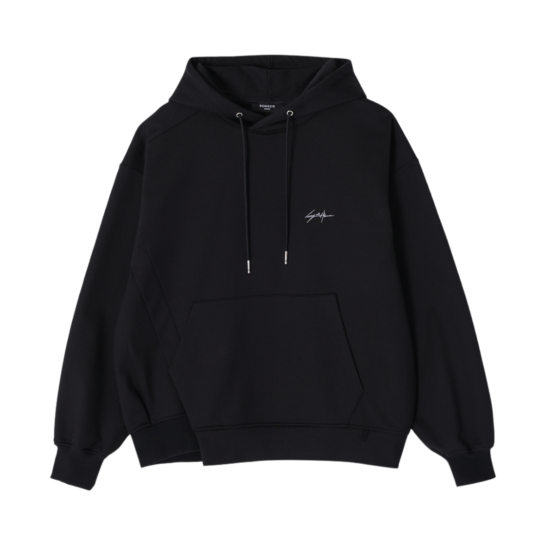 송지오옴므 오토그래프 어시메트릭 후드 블랙