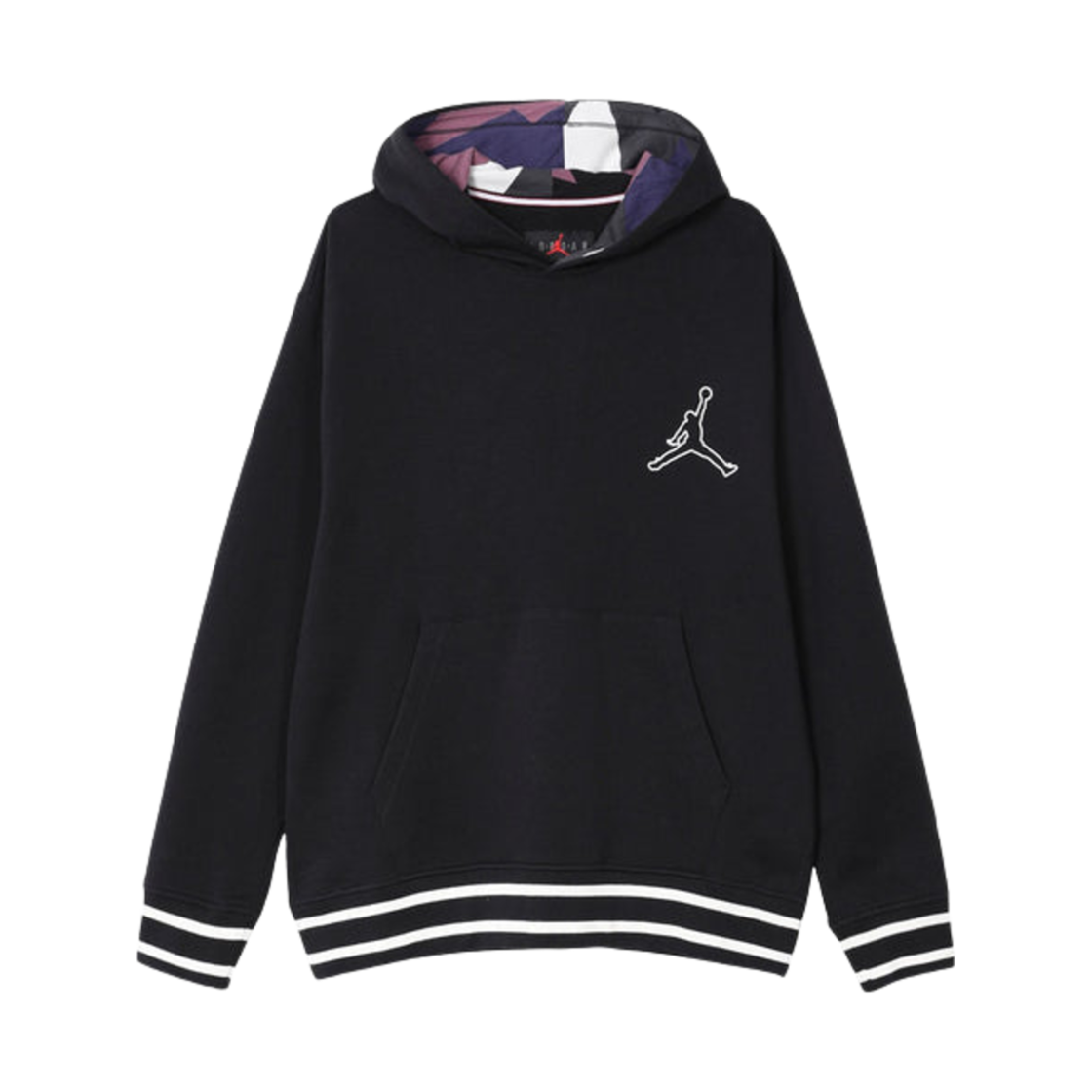 FD7403-010 Jordan Flight MVP Pullover Hoodie Black - Asia
