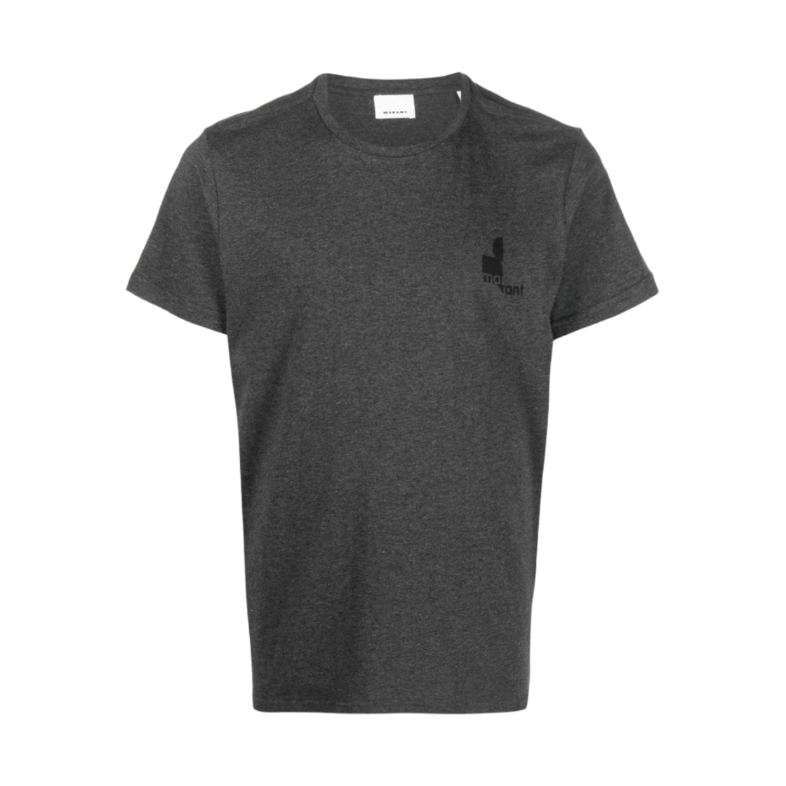 TS0047HA-A1N09H-02AN Isabel Marant Zafferh Cotton Logo T-Shirt Anthracite - 23SS