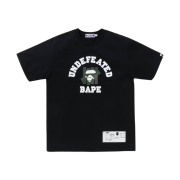 BAPE x Undefeated College T-Shirt Black