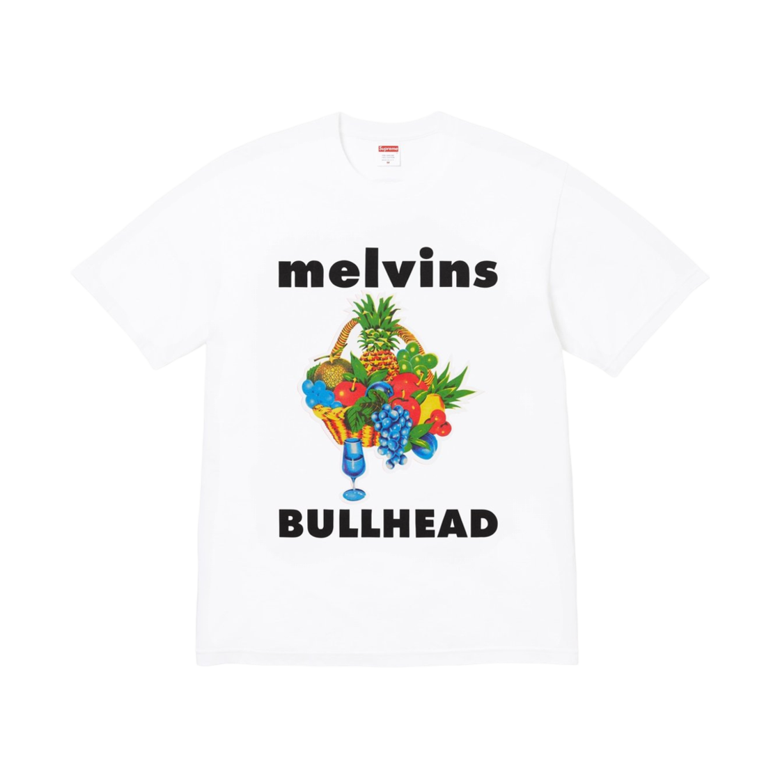 슈프림 x 멜빈스 불헤드 티셔츠 화이트 - 24SS