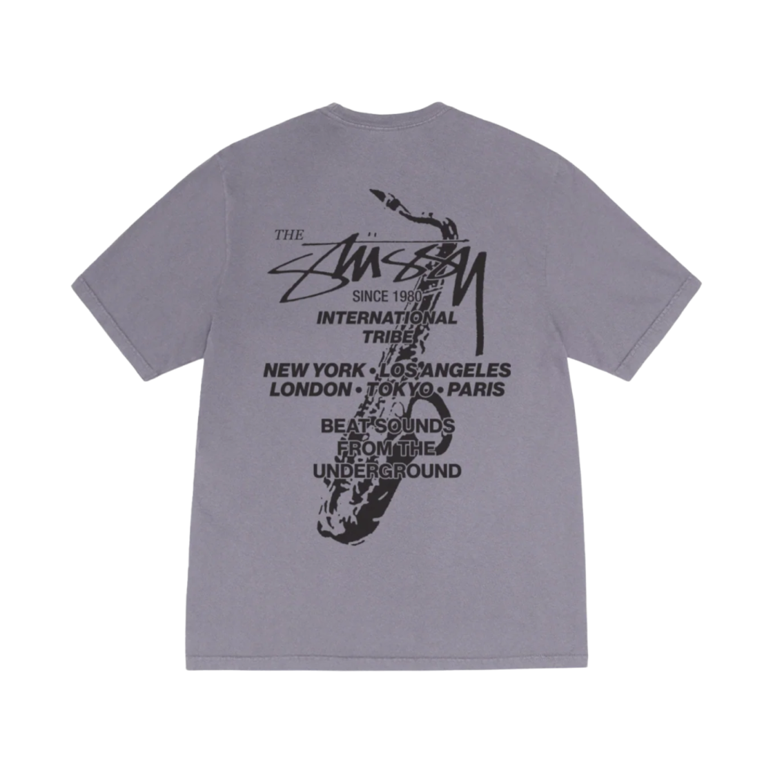 1905060 Stussy Beat Sounds Pigment Dyed T-Shirt Shark