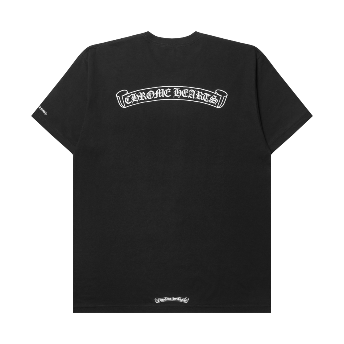 크롬하츠 스크롤 로고 퍽유 티셔츠 블랙(Chrome Hearts Scroll Logo Fuck You T-Shirt Black) - 1