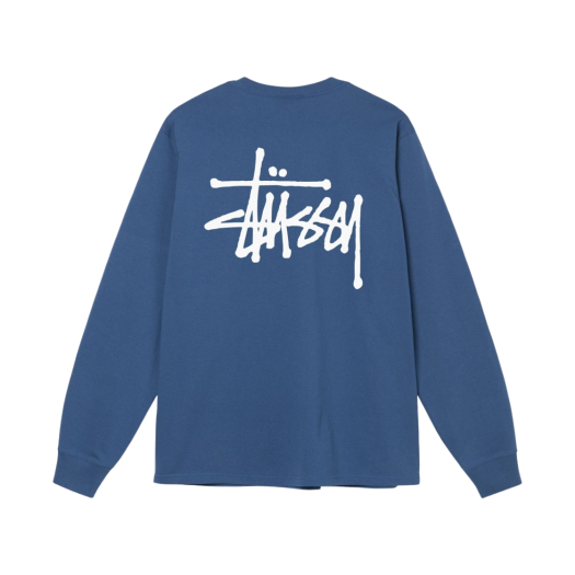 Stussy Basic Stussy LS T-Shirt Midnight 2022
