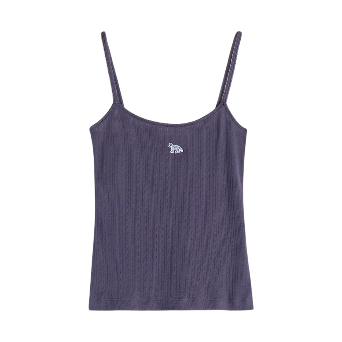 OW00608KA0027-0120 (W) Maison Kitsune Baby Fox Patch Caraco Fig