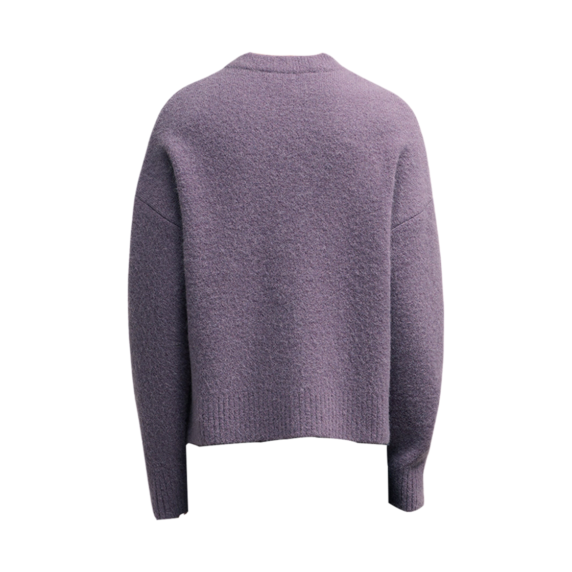 아미 빅 하트 로고 클라우디 울 가디건 라일락(AMI de Coeur Cloudy Wool Cardigan Lilac) - 2