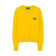 Greenbutter Women Washable Cotton Cardigan Yellow