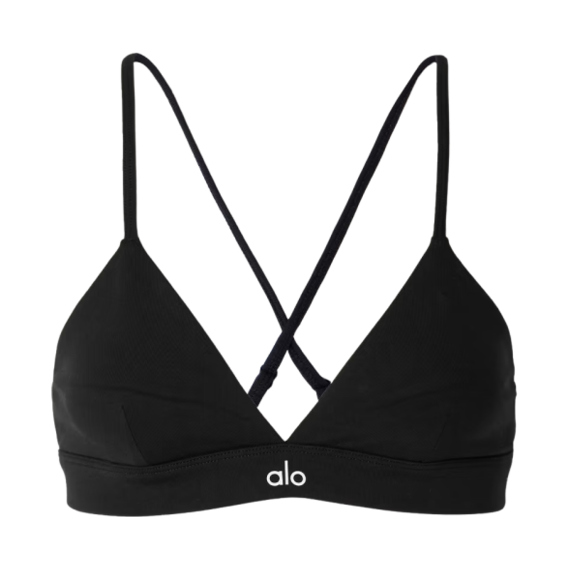 (W) 알로 요가 스플렌더 브라 블랙((W) Alo Yoga Splendor Bra Black)