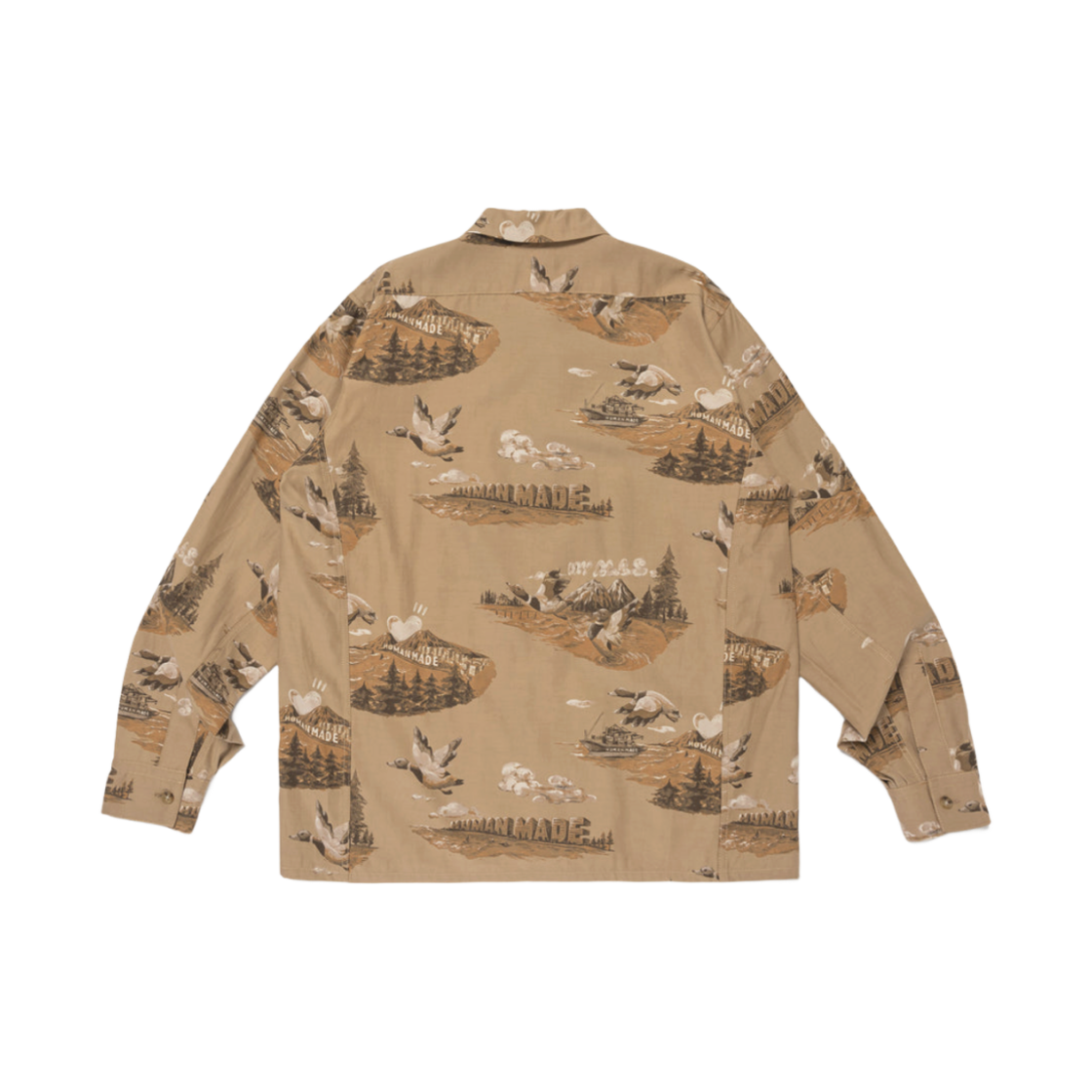 휴먼 메이드 프린티드 셔츠 베이지(Human Made Printed Shirt Beige) - 2