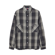 Saint Mxxxxxx SA Flannel Check Shirt Black - 23SS