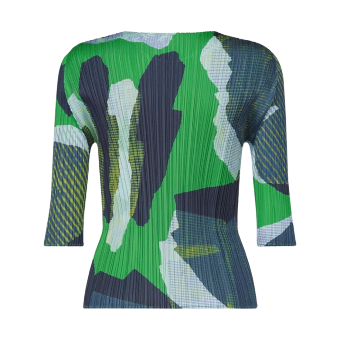 (W) 플리츠 플리즈 이세이 미야케 메테오라이트 탑 그린((W) Pleats Please Issey Miyake Meteorite Top Green) - 2