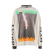 Saint Mxxxxxx LS T-Shirt A Cheap Holiday White - 24SS