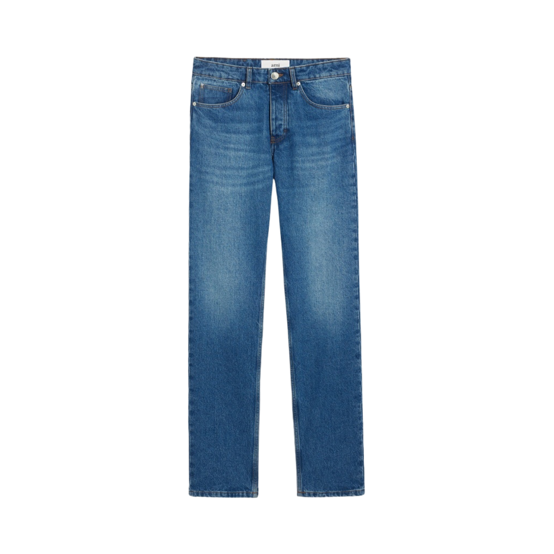 HTR001-DE0025-480 AMI Classic Fit Jeans Used Blue