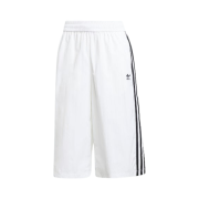 (W) Adidas Adilenium Season 2 3S Capri Shorts Gender Neutral White - KR Sizing