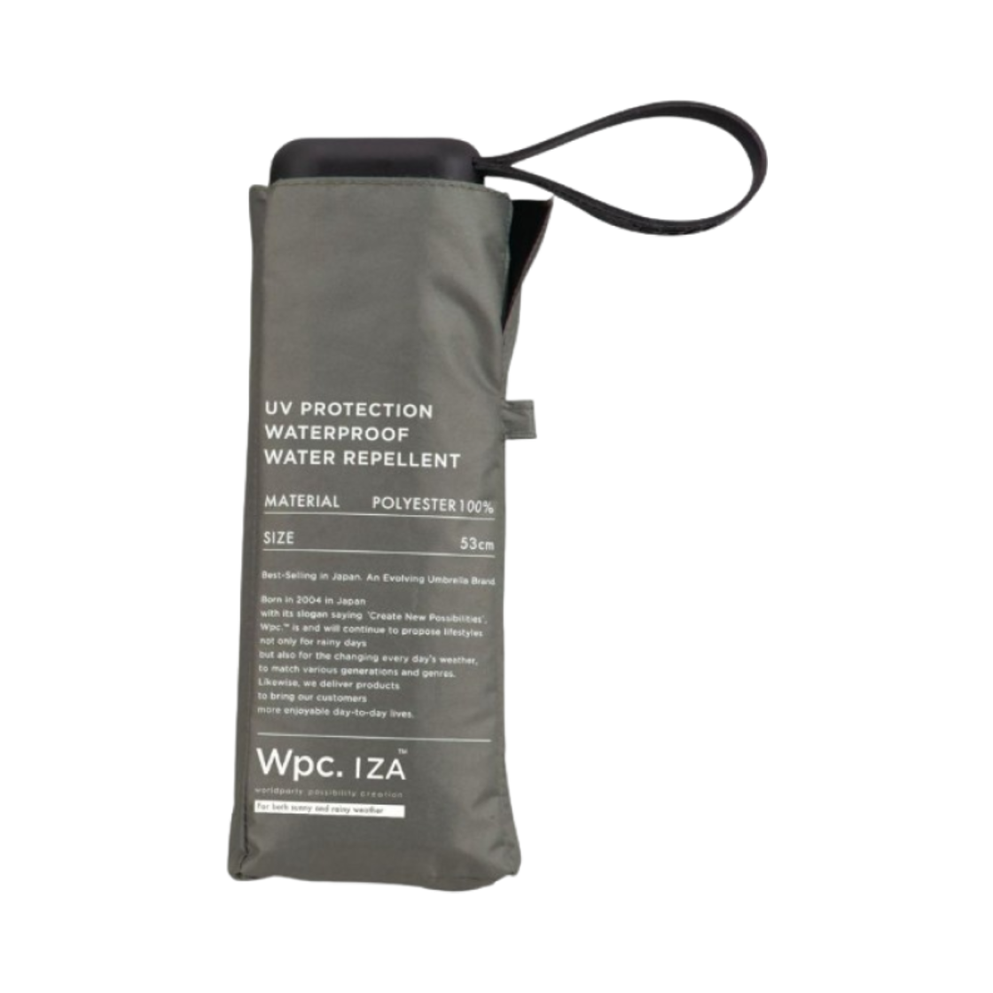WPC 이자 타입 컴팩트 파라솔 그레이(WPC Iza Type Compact Parasol Gray)