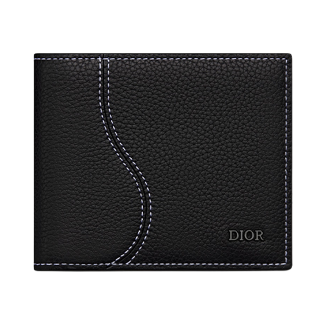 2ADBC306YKK-H00N Dior Saddle Compact Wallet Black Leather