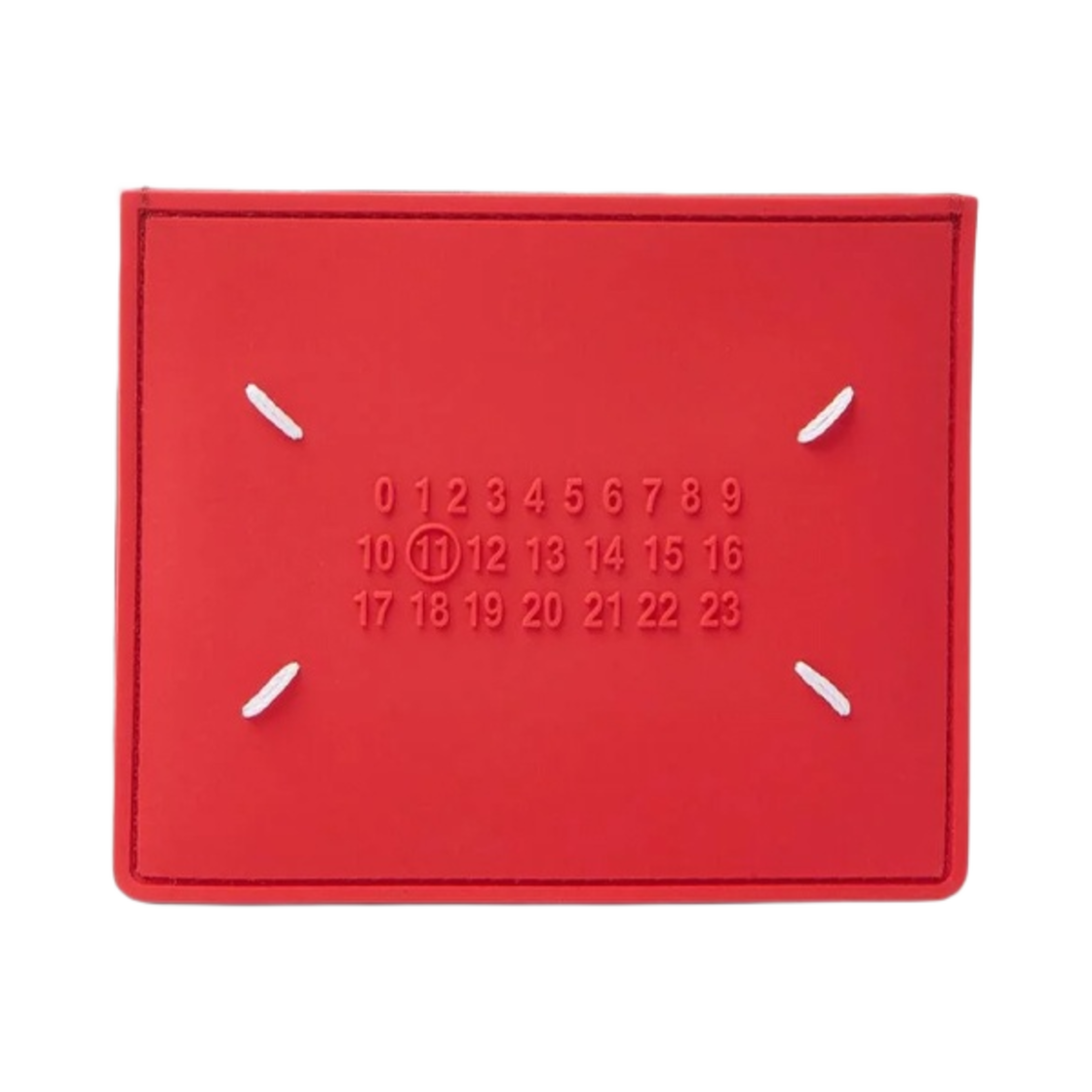 메종 마르지엘라 러버라이즈드 카드 홀더 레드(Maison Margiela Rubberised Card Holder Red) - 2