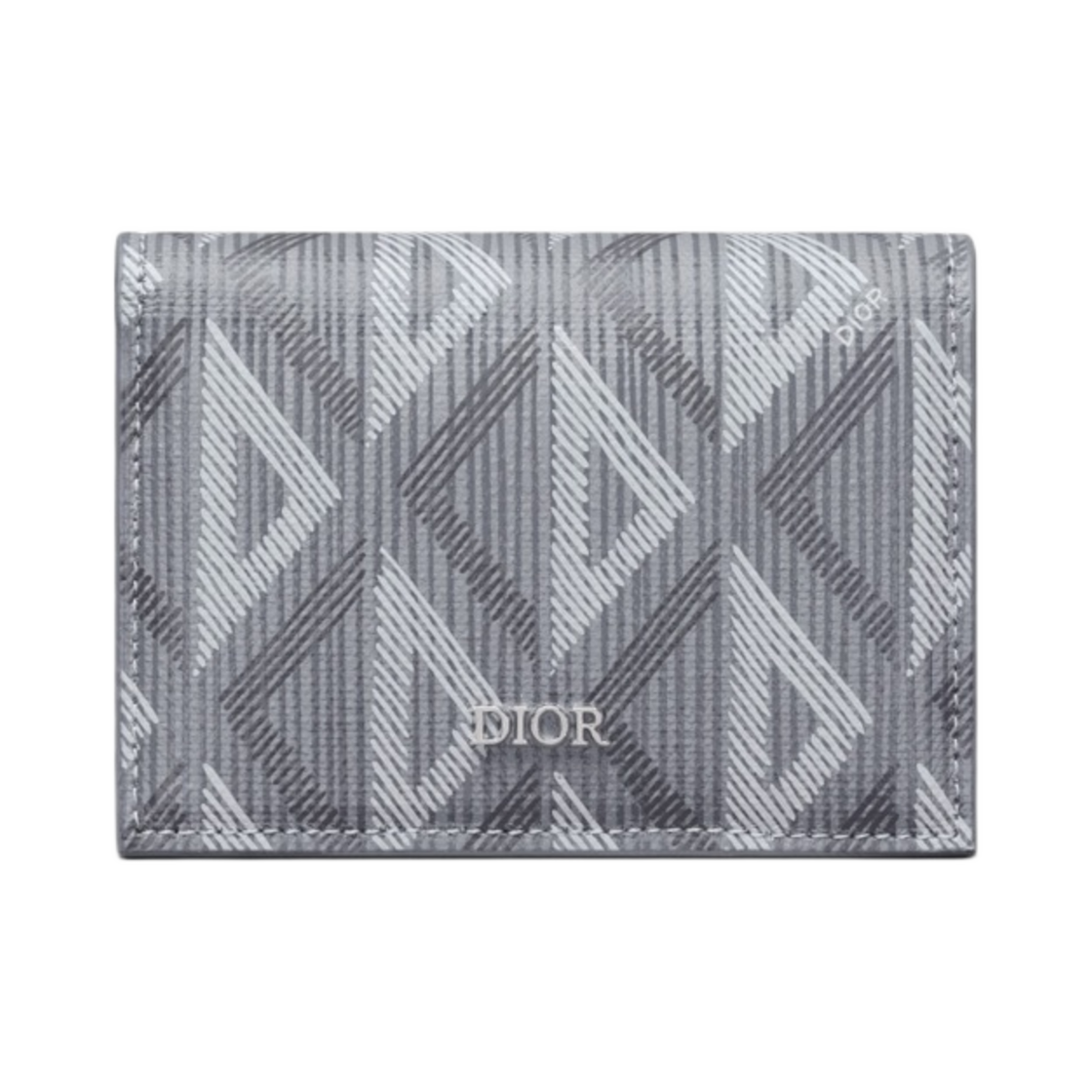 디올 비즈니스 카드 홀더 디올 그레이 CD 다이아몬드 캔버스(Dior Business Card Holder Dior Gray CD Diamond Canvas) - 1
