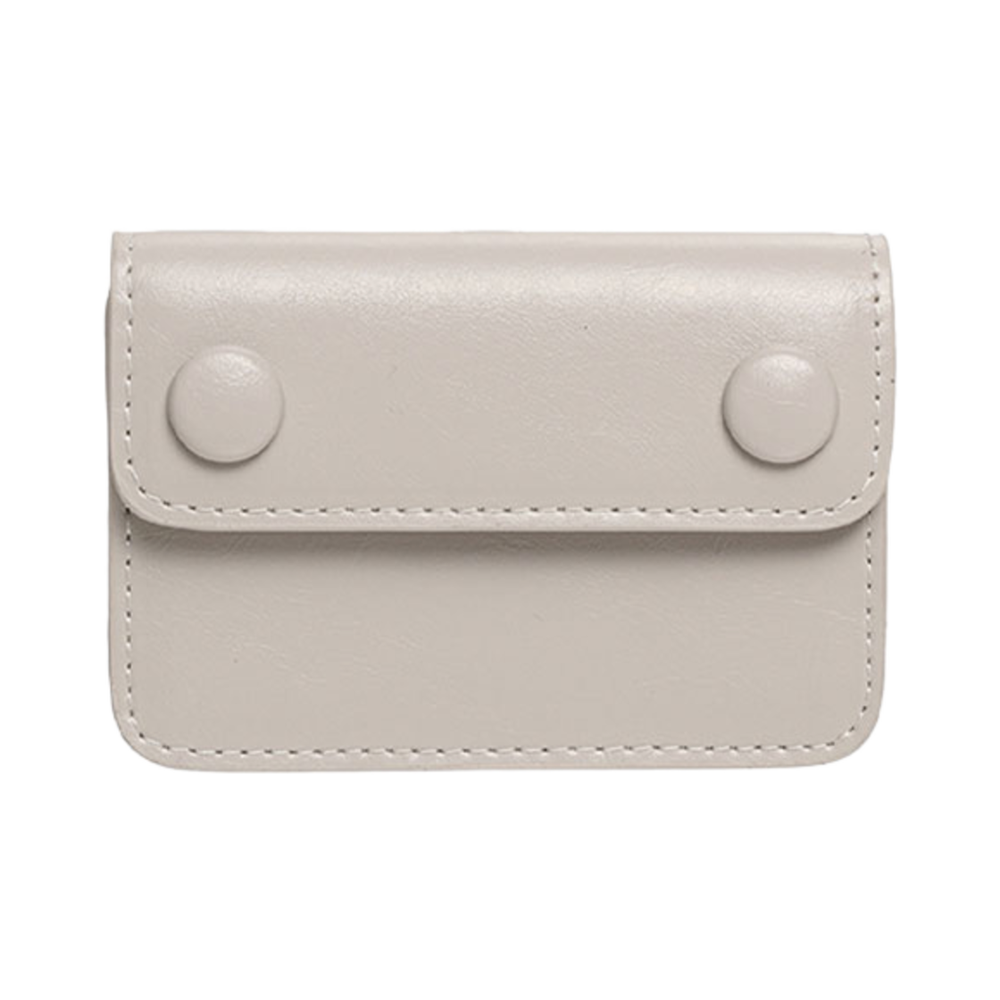 L0891170495 Le Masque Dot Accordion Coin & Card Wallets Warm Gray