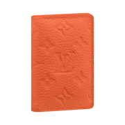 Louis Vuitton Pocket Organizer Monogram Orange