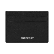 Burberry Grainy Leather Card Case Black