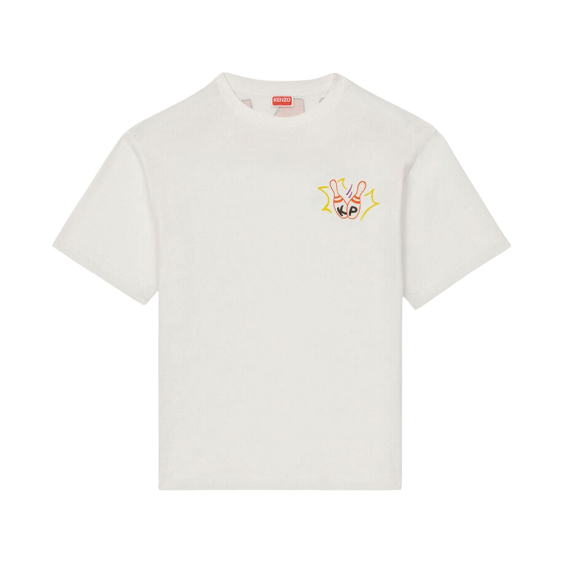 겐조 볼링 오버사이즈 티셔츠 오프 화이트(Kenzo Bowling Oversize T-Shirt Off White) - 1