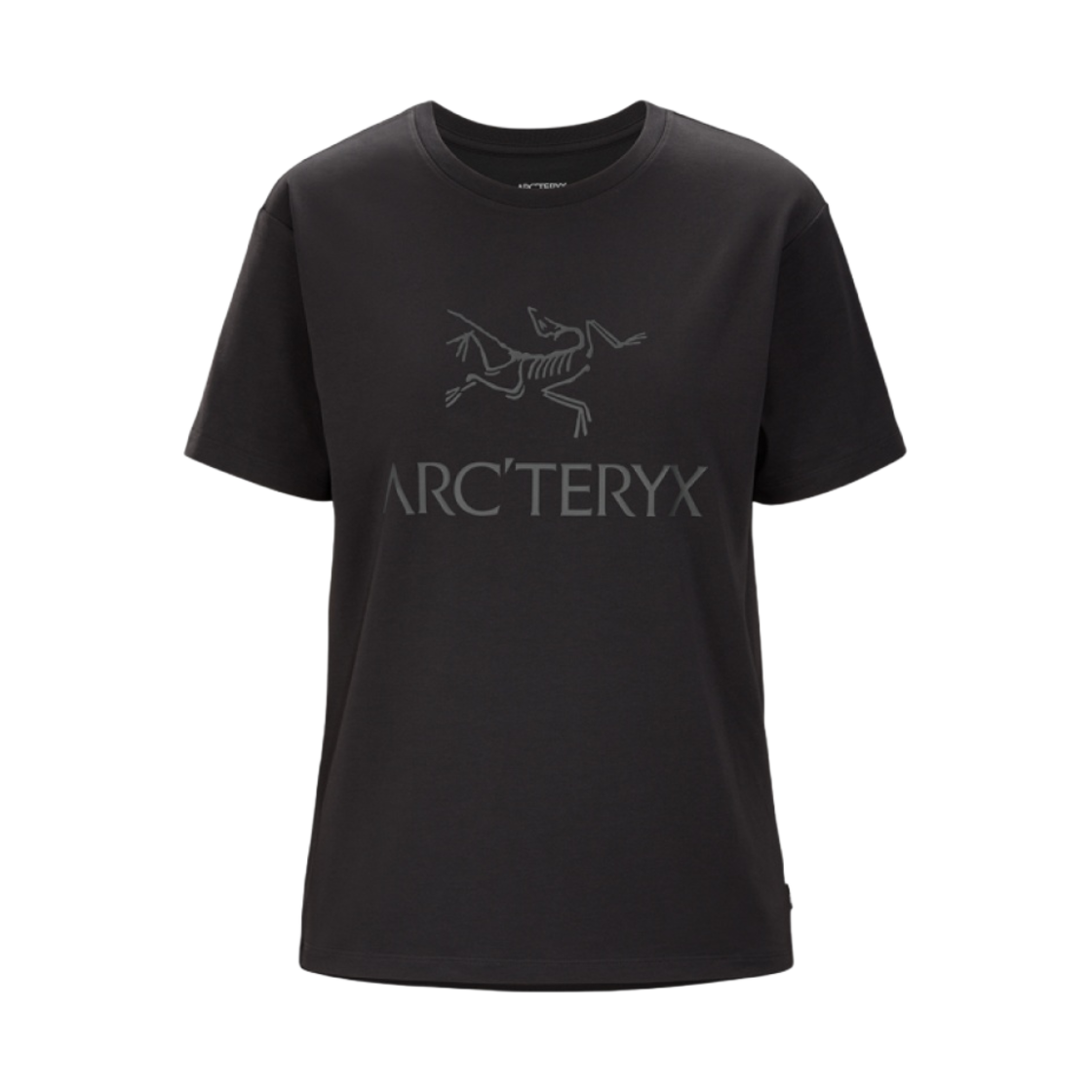 (W) 아크테릭스 아크워드 티셔츠 블랙((W) Arc'teryx Arc'word T-Shirt Black) - 1