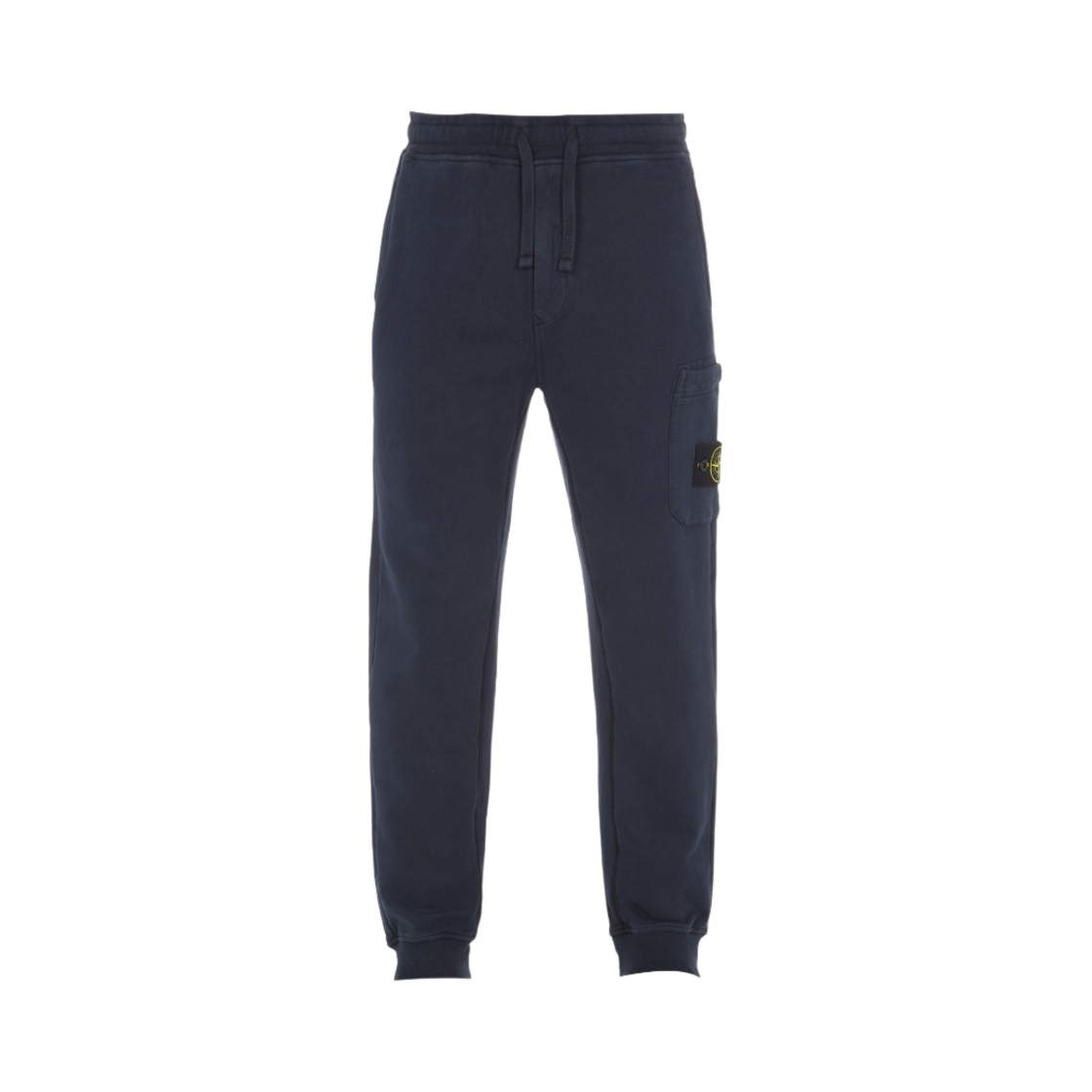 스톤 아일랜드 62620 코튼 플리스 가먼트 다이드 카고 조거 네이비 블루 - 23FW