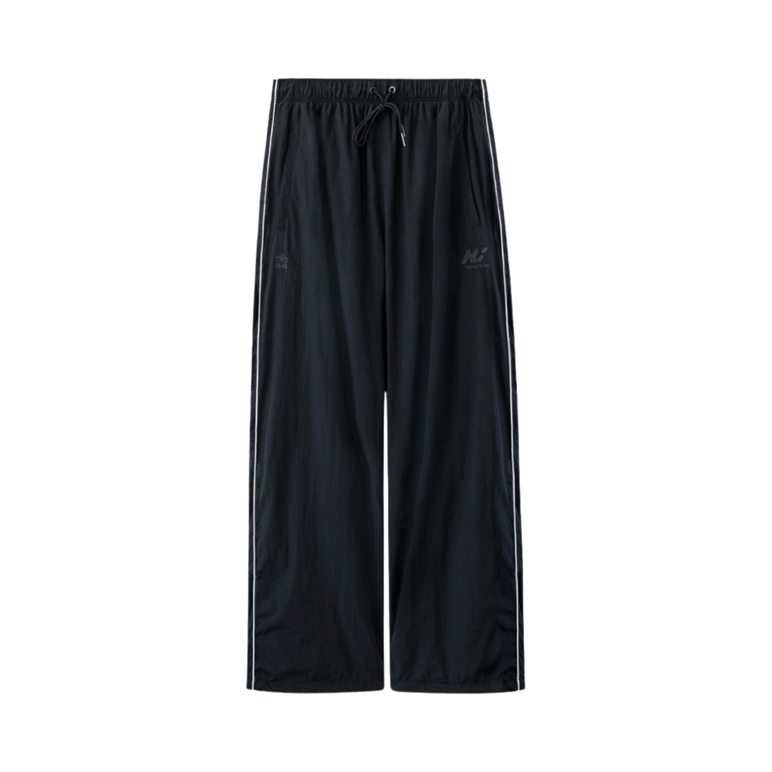 HM5TPT4611MH Polyteru Human Index Index Track Pants Dark Navy/White - 대표 이미지 #1
