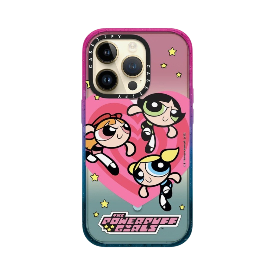 케이스티파이 x 파워퍼프걸 아이폰 하트 맥세이프 임팩트 케이스 반투명 코튼 캔디(Casetify x The Powerpuff Girls iPhone Heart Magsafe Impact Case Sheer Cotton Candy) - 4