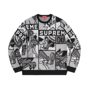 Supreme Cartoon Sweater Black - 20SS