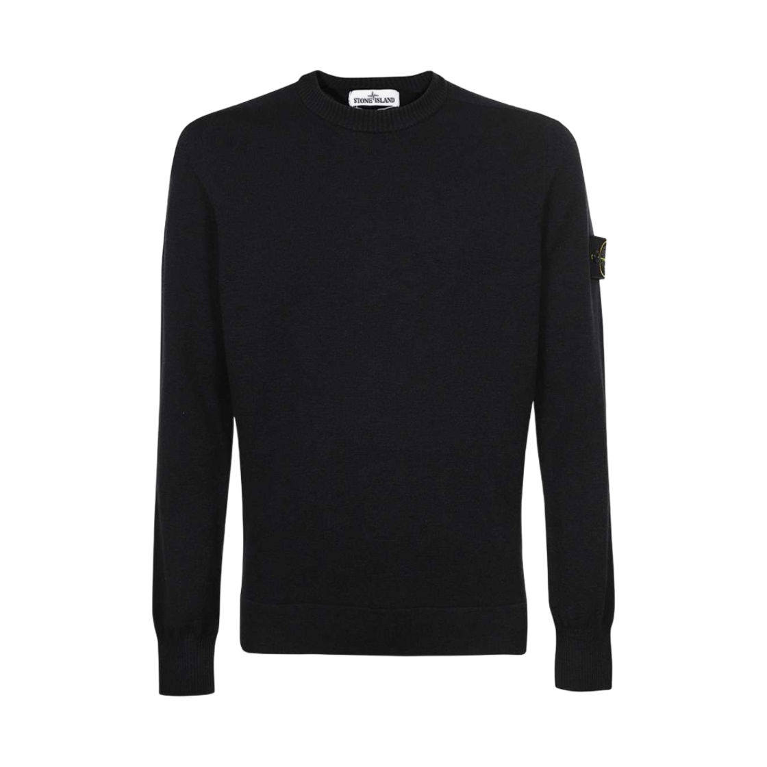 스톤 아일랜드 508A1 스트레치 울 크루넥 니트 네이비 블루 - 22FW(Stone Island 508A1 Stretch Wool Crewneck Knit Navy Blue - 22FW) - 1