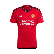 Adidas Manchester United 2023/24 Home Jersey Team Collegiate Red - US Sizing (Non Marking Ver.)