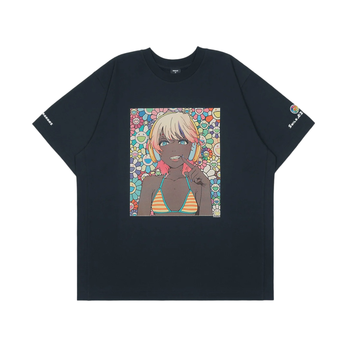 - Kaikai Kiki x Mebae Smile 03 S/S T-Shirt Black
