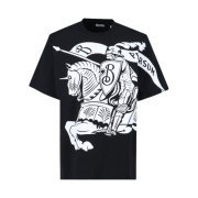 Burberry EKD Logo Print Cotton Short Sleeve T-shirt Black